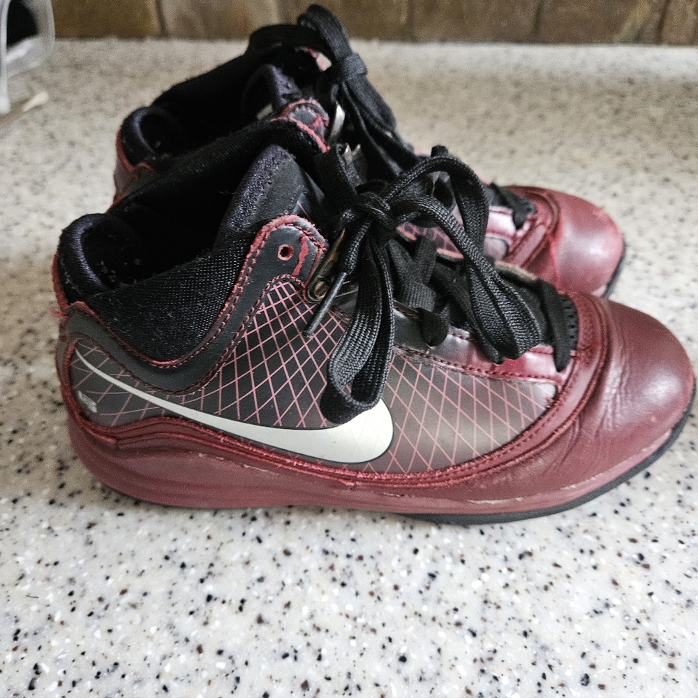 Nike Kids Lebron Sneakers in Red and Black